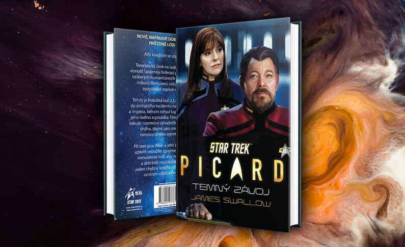 Novinka: Oficiální román k seriálu Picard a řadě Titan, Temný závoj